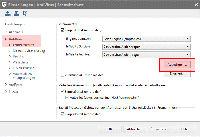03_G-Data_Einstellungen