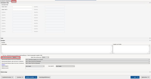 Mehrwertsteuersatz ändern