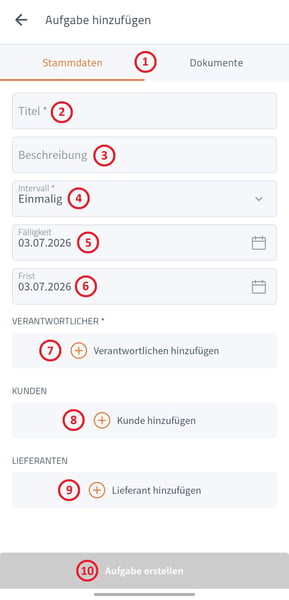 Aufgabenerstellung